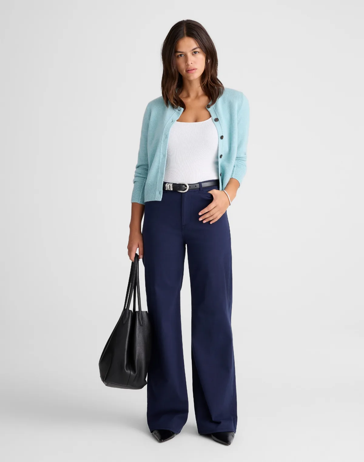 The Wide-Leg Pant in Garment-Dyed Twill