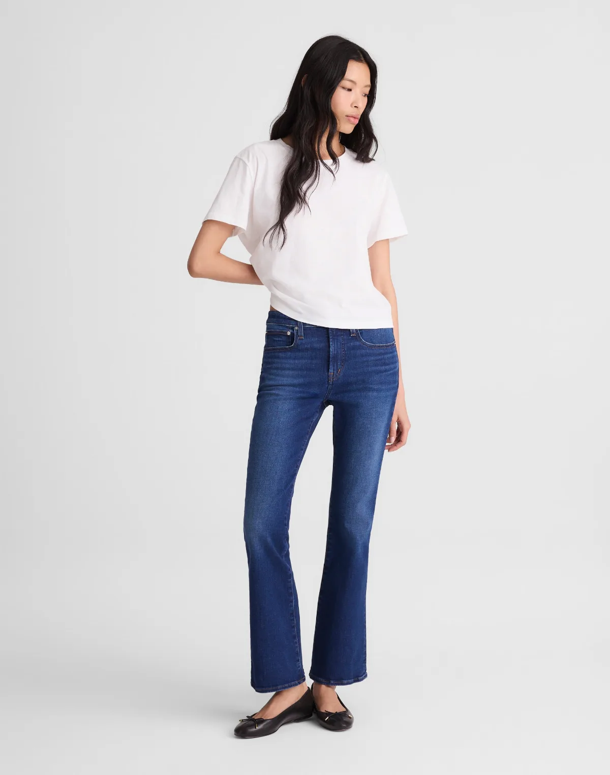 Tall Flare Crop Jean in Super Stretch Denim by MW