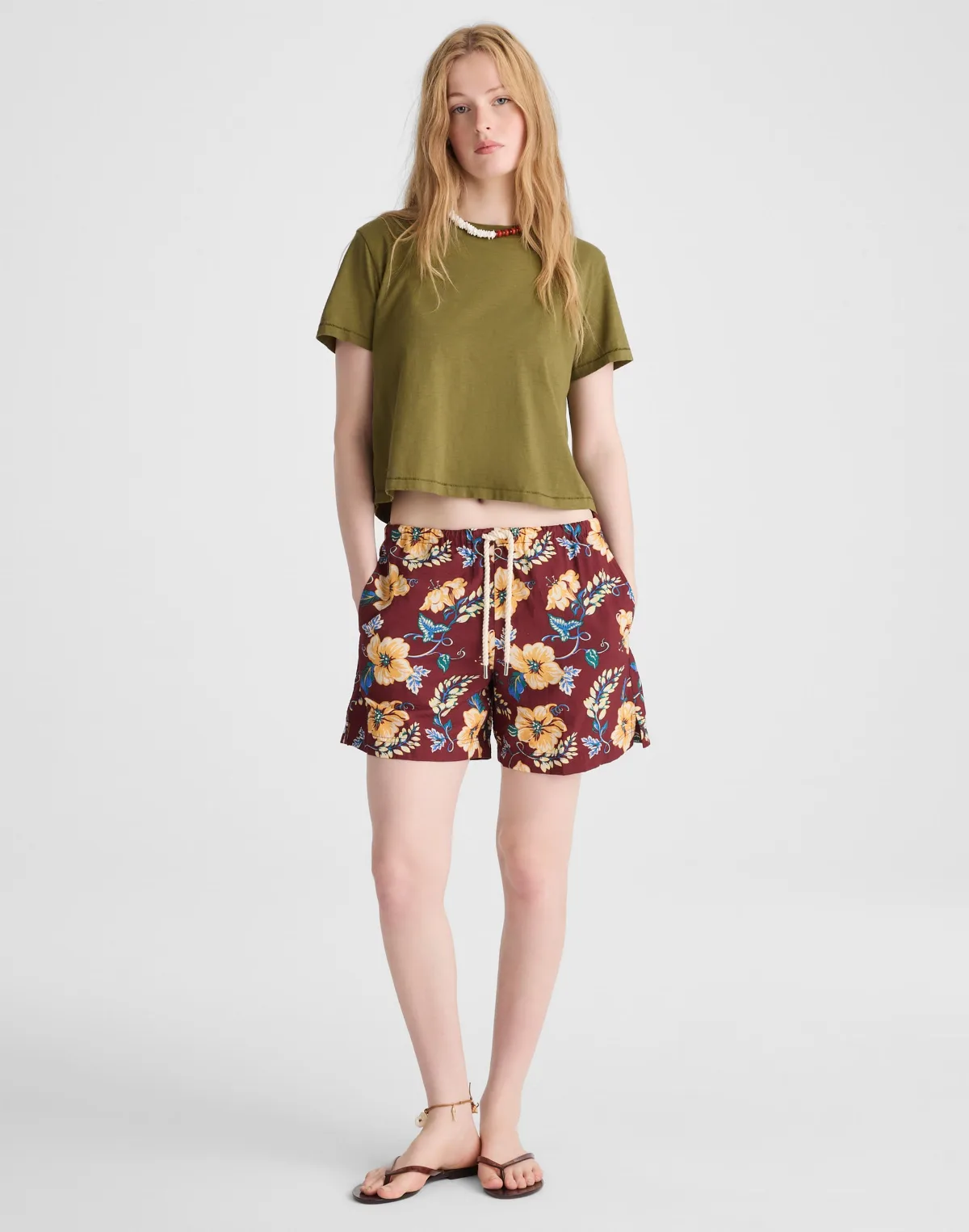 Pull-On Drawstring Boardshorts by MW