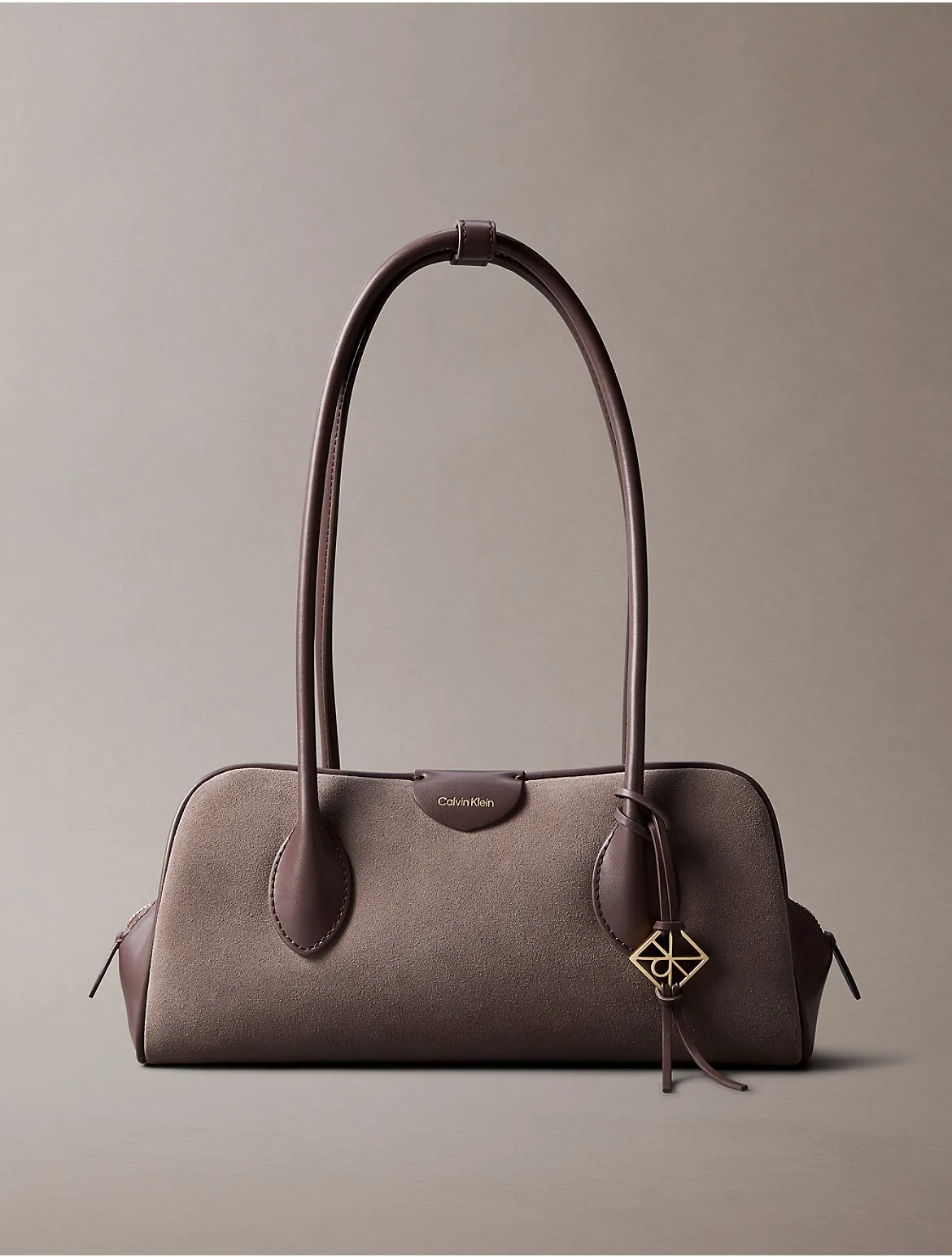 Emblem Logo Shoulder Bag