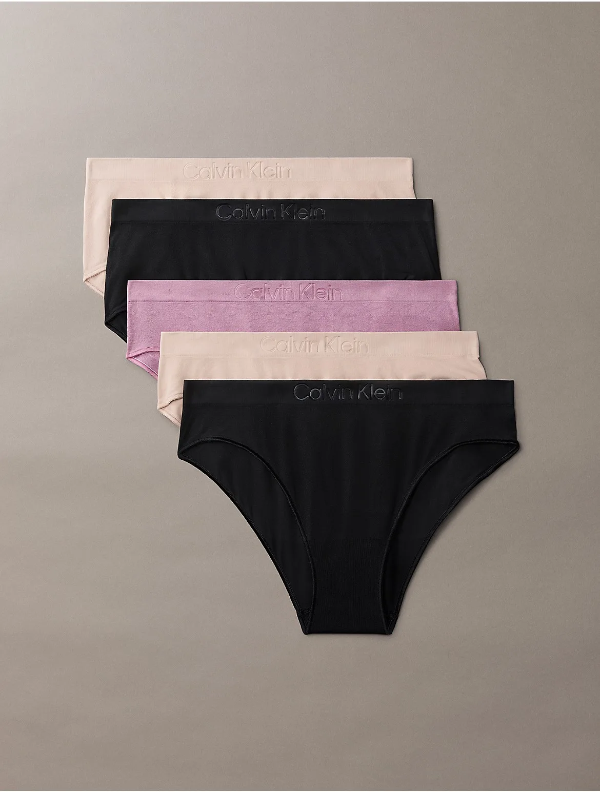 Bonded Flex Seamless 5-Pack Mixed Bikini Brief by Calvin Klein