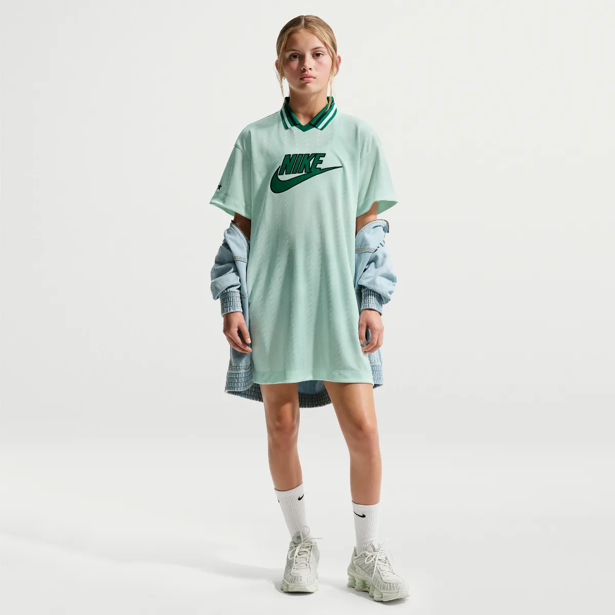 Sportswear Short-Sleeve Jersey Dress by Nike