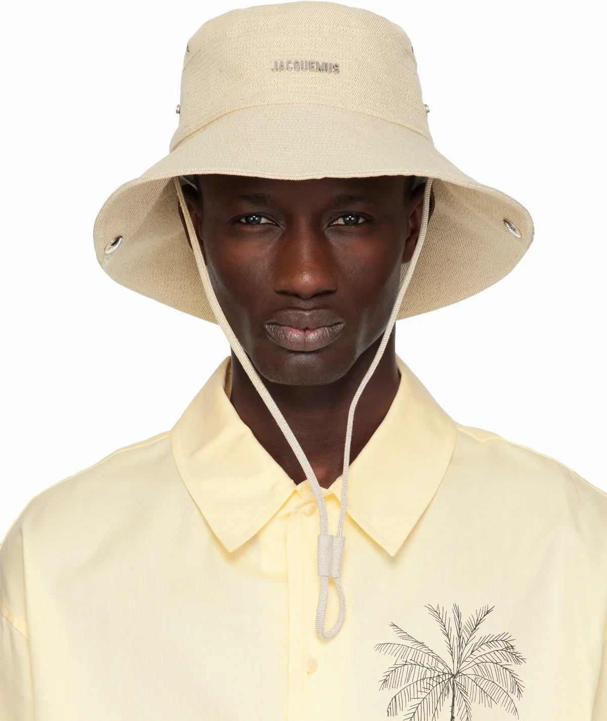 Beige La Croisière'The de-Nîmes' Bucket Hat
