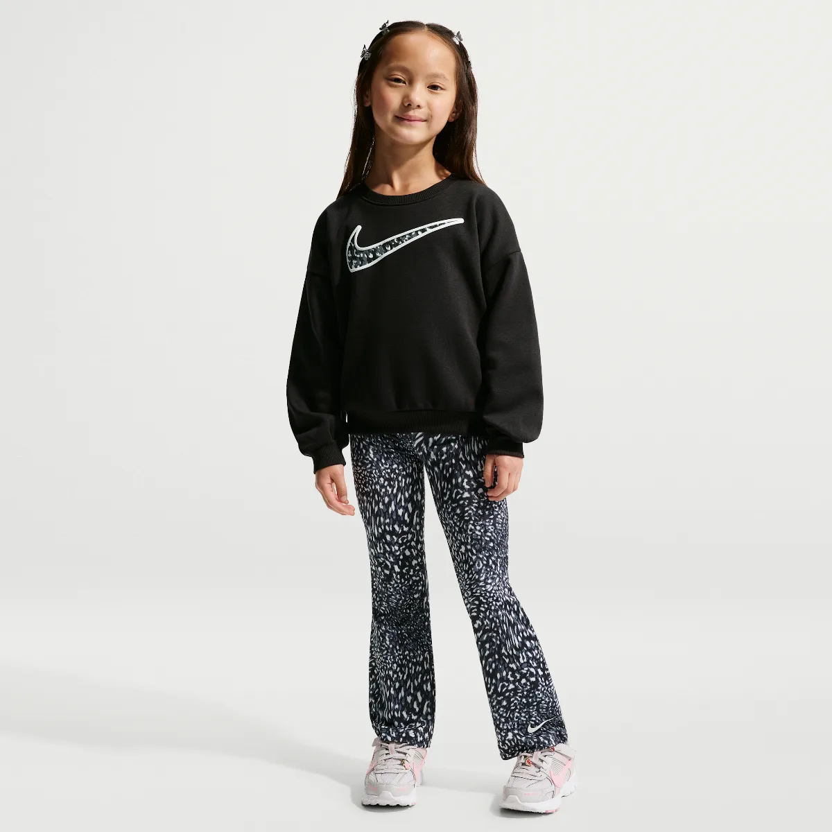 Crew and Printed Leggings Set by Nike