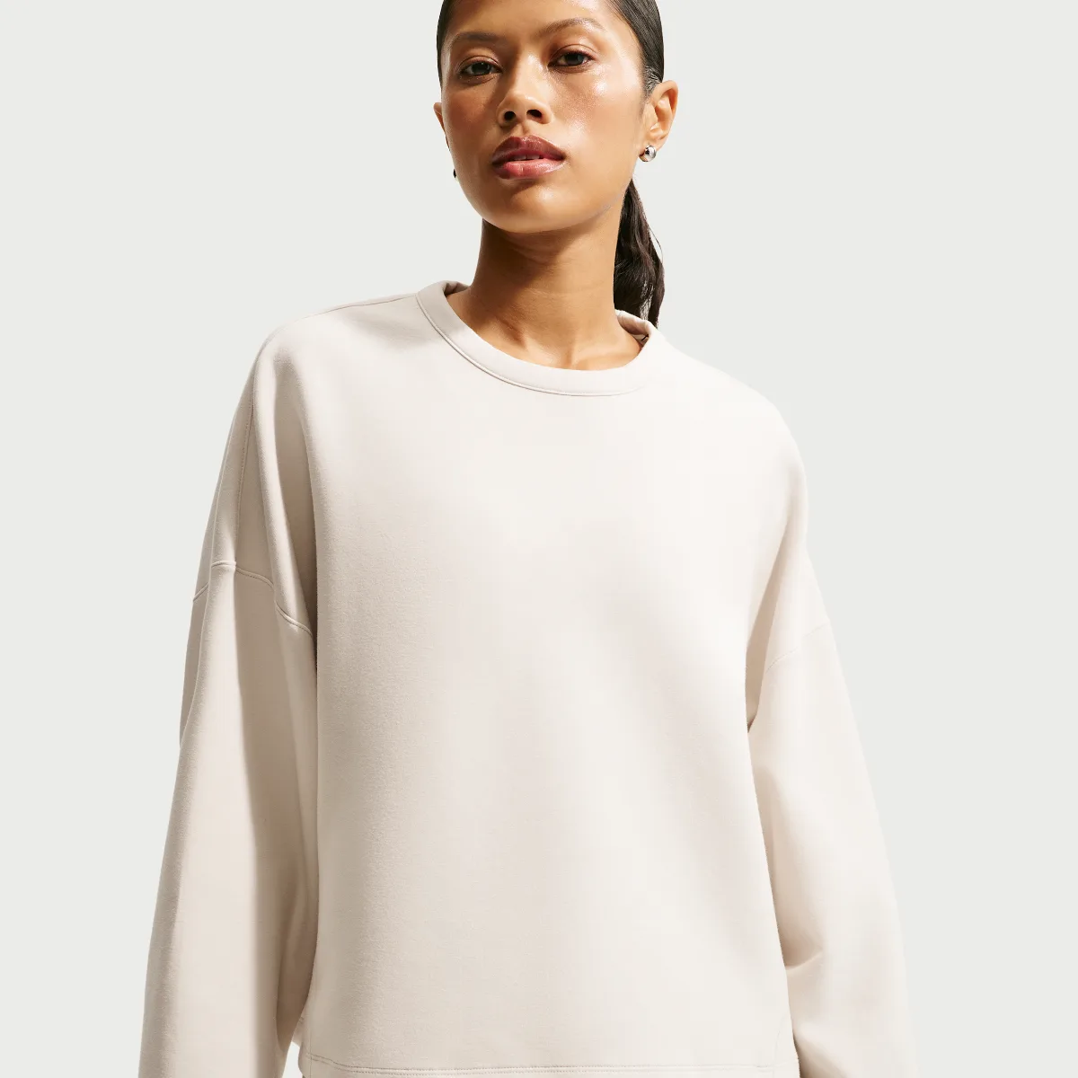 24.7 ImpossiblySoft Dri-FIT Oversized Crew-Neck Top by Nike
