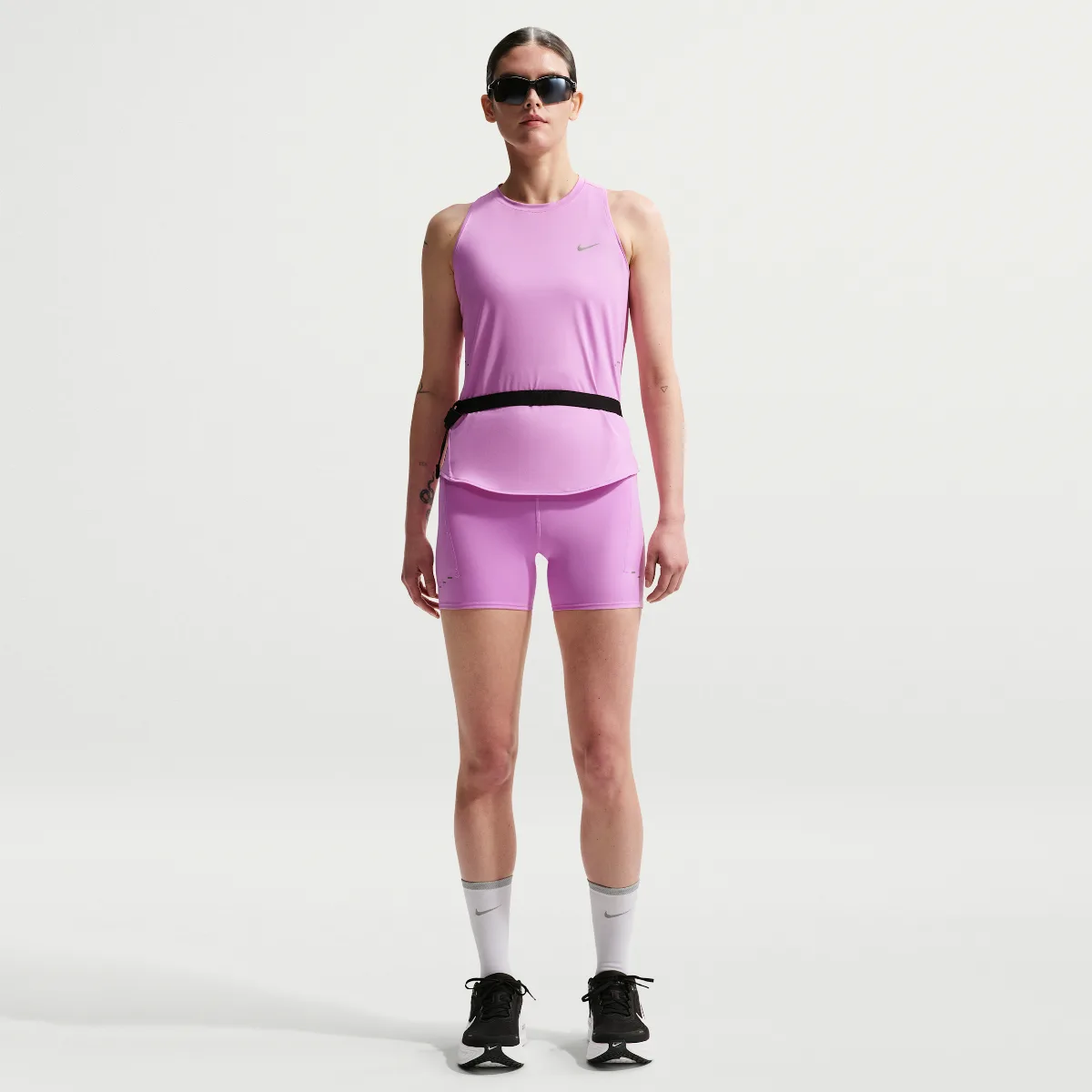 Swift High-Waisted 4" Tight Running Shorts with Pockets by Nike