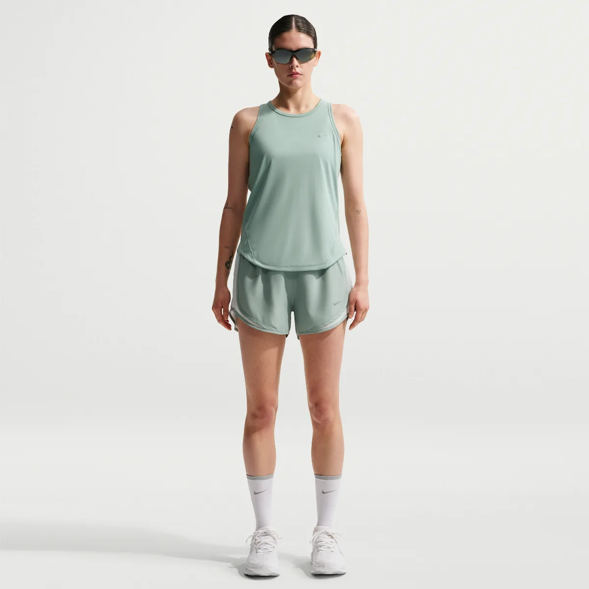 Tempo Dri-FIT Mid-Rise Brief-Lined Running Shorts by Nike