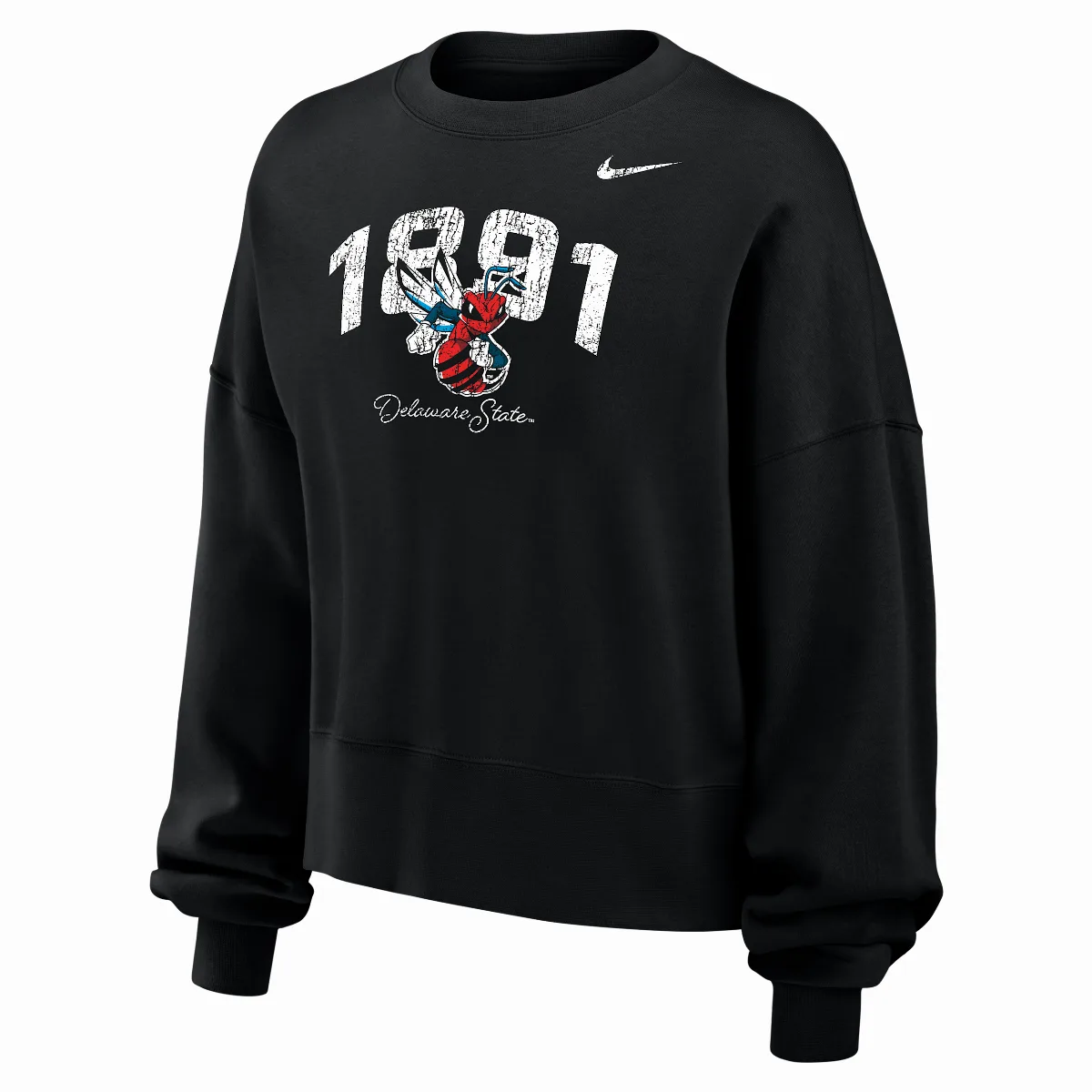 College (delaware State University) Phoenix Fleece Crew-Neck Sweatshirt by Nike
