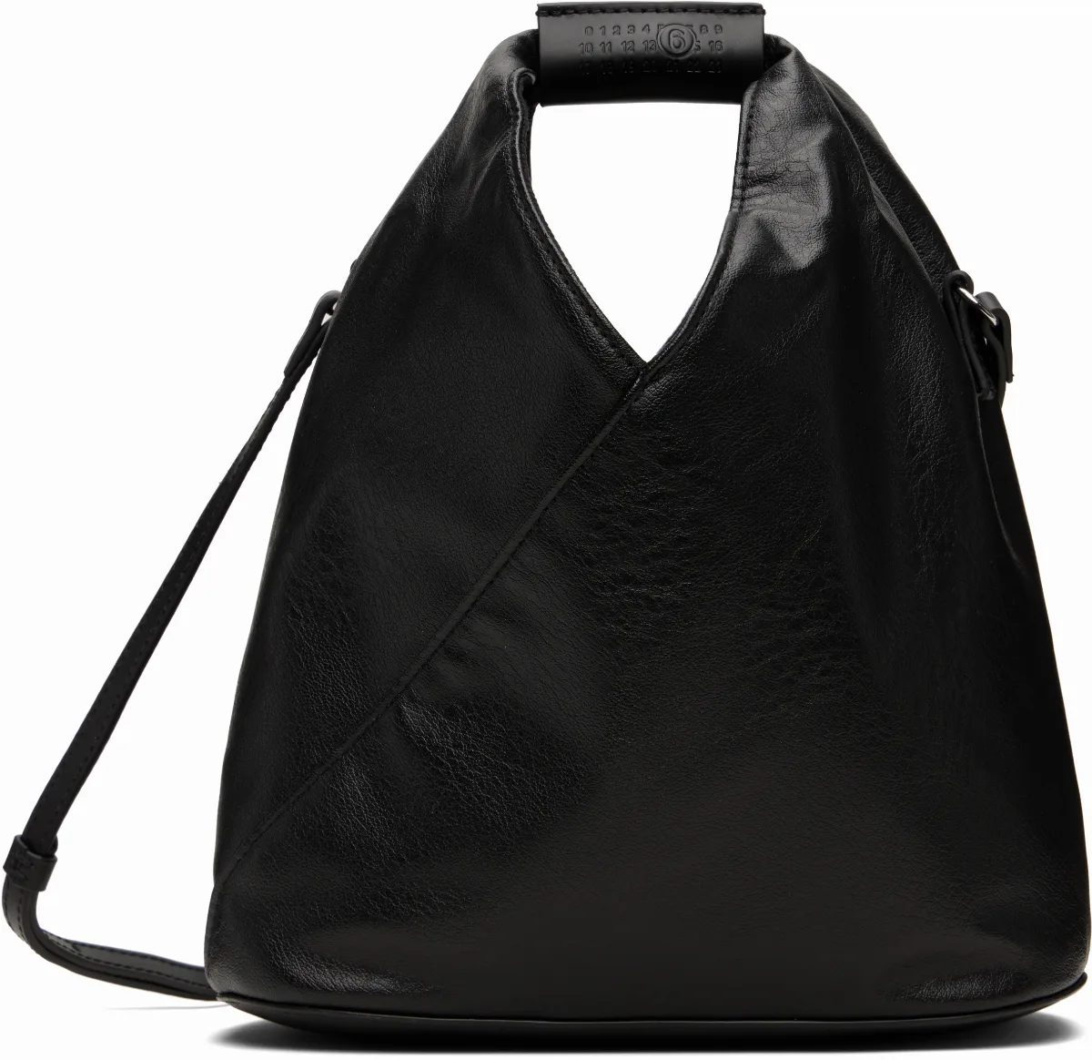 Black Triangle Crossbody Bag