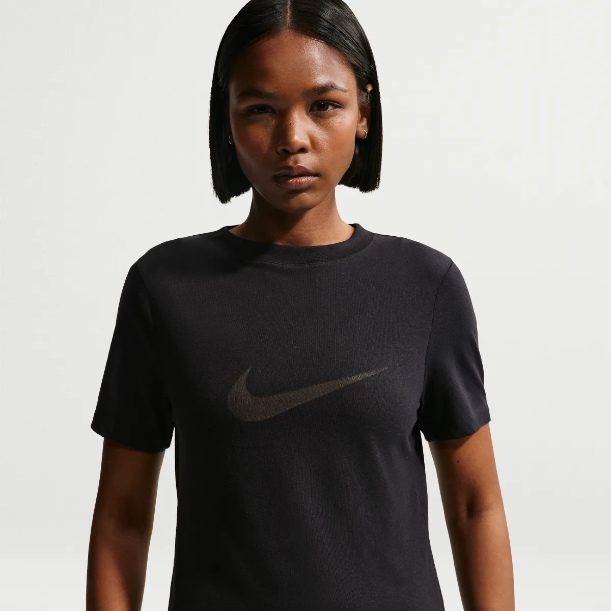 Nike Sportswear Slim Short-Sleeve Burnout Logo Top by Nike