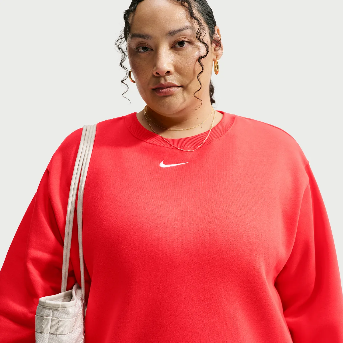 Nike Sportswear Phoenix Fleece Oversized Crew-Neck Sweatshirt by Nike