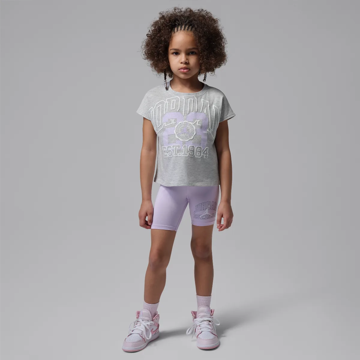 Boxy T-Shirt and Bike Shorts Set by Jordan