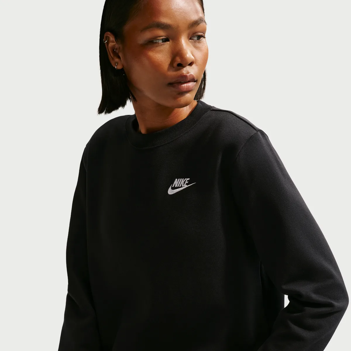 Nike Sportswear Club Fleece Crew-Neck Sweatshirt by Nike