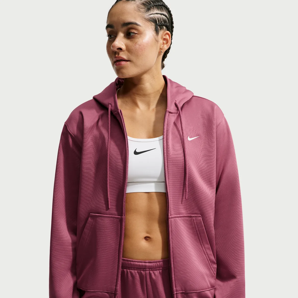 Studio Fleece Sport Therma-FIT Full-Zip Hoodie by Nike