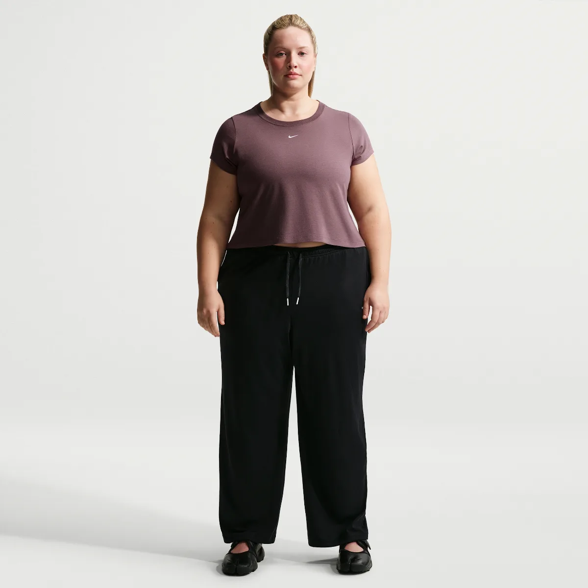 Nike Sportswear Chill Knit Mid-Rise Lightweight Open-Hem Pants by Nike