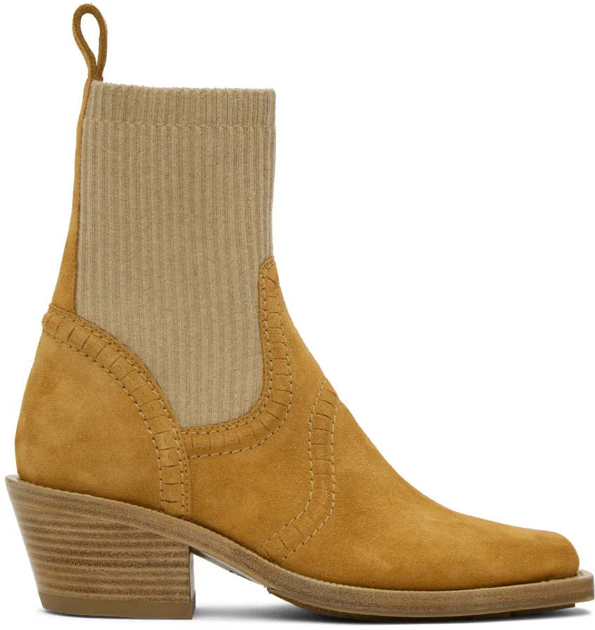 Tan Nellie Ankle Boots