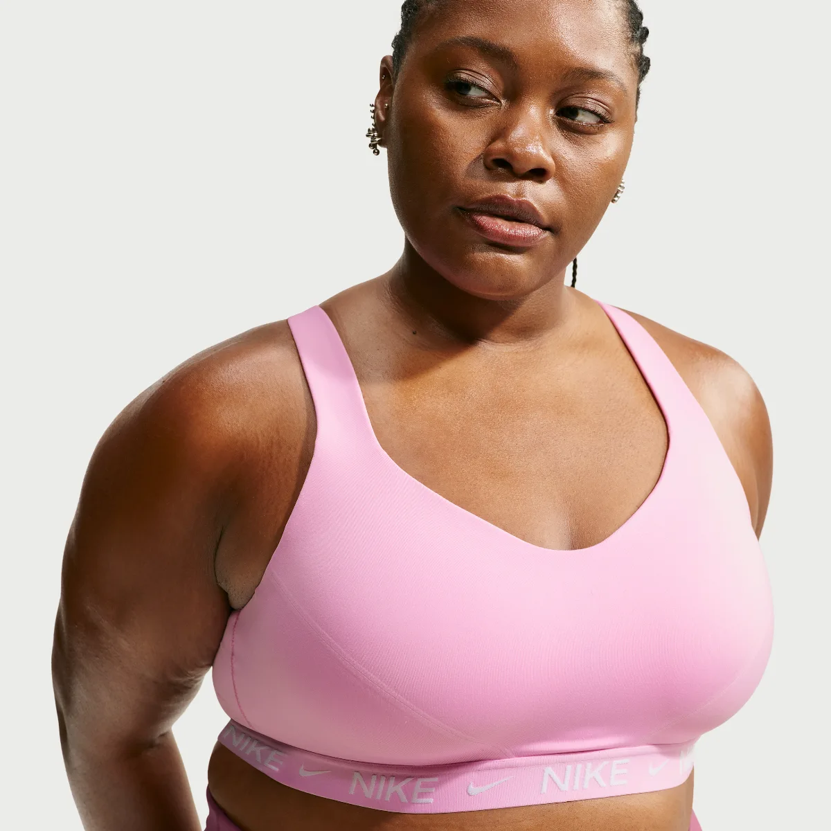 Indy High Support Padded Adjustable Sports Bra by Nike