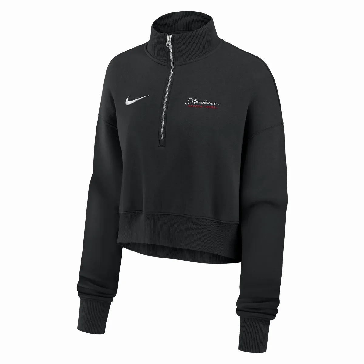 College Phoenix Fleece (morehouse College) Cropped 1/4-Zip Pullover by Nike