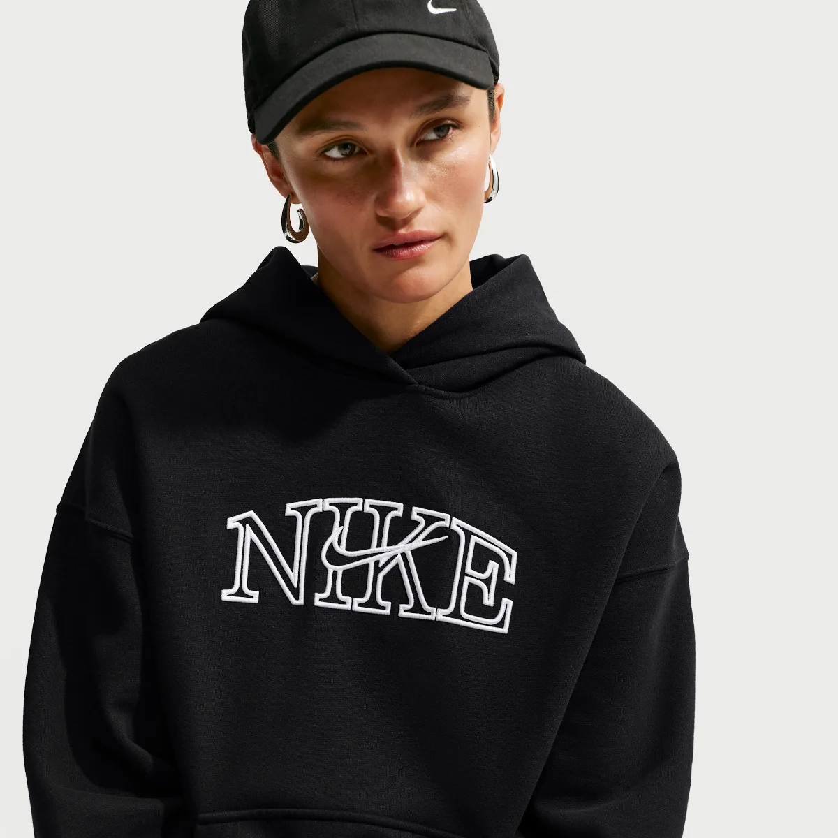Studio Fleece Weight "Graphic Pack" Oversized Pullover Logo Hoodie