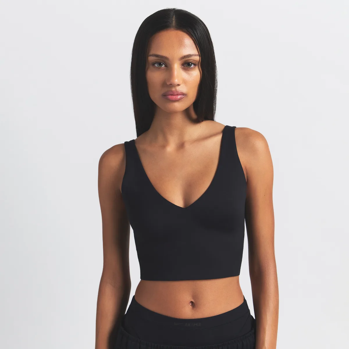 SKIMS Matte V-Neck Long-Line Bra by Nike