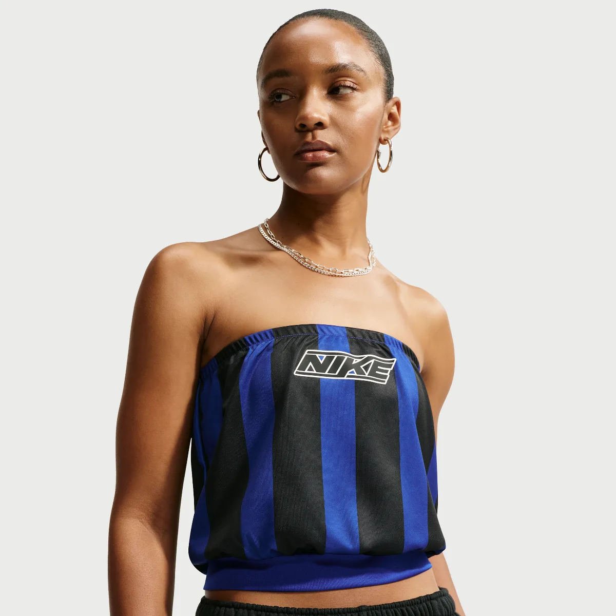 Sportswear Slim Striped Jersey Tube Top by Nike