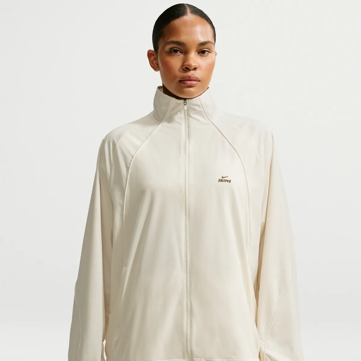 SKIMS Stretch Nylon Oversized Jacket by Nike