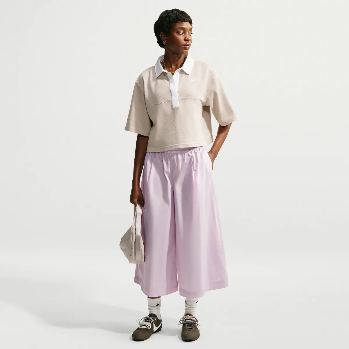Sportswear Oversized Mid-Rise Poplin Culottes by Nike