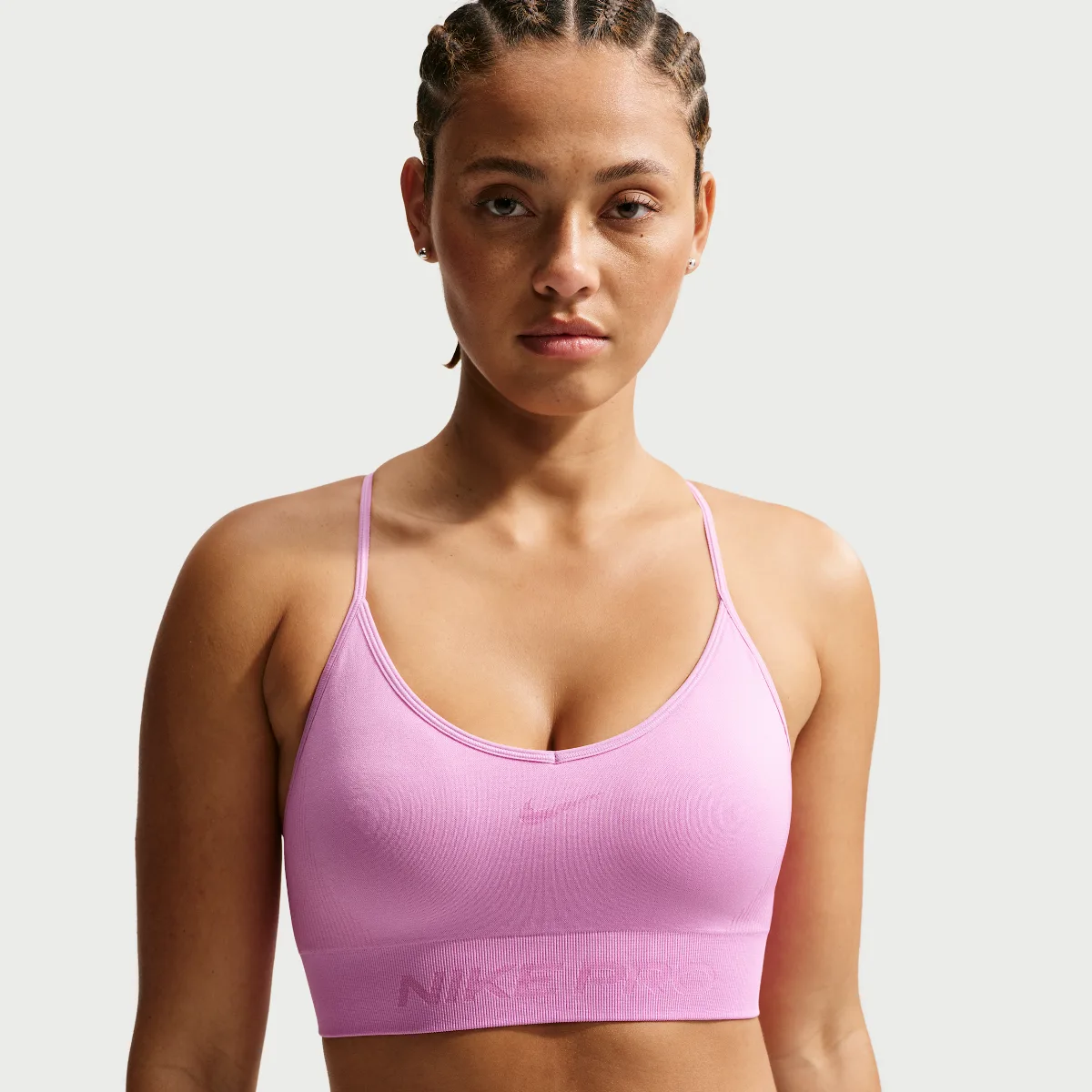 Pro Seamless Light-Support Padded Sports Bra by Nike