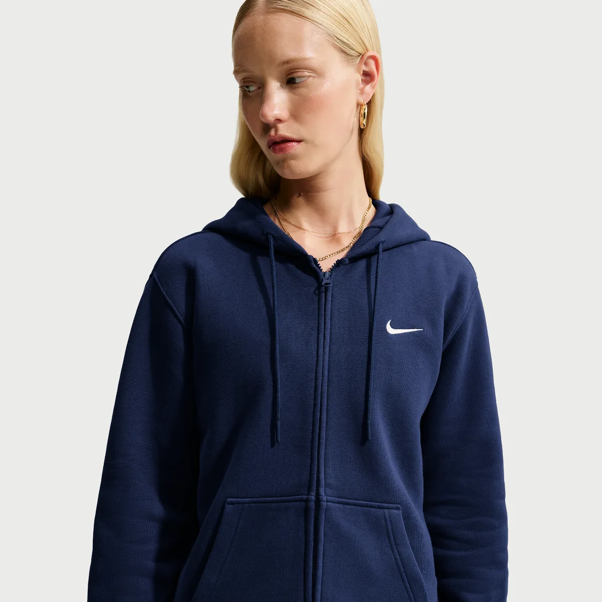 Studio Fleece Medium Weight Full-Zip Hoodie by Nike