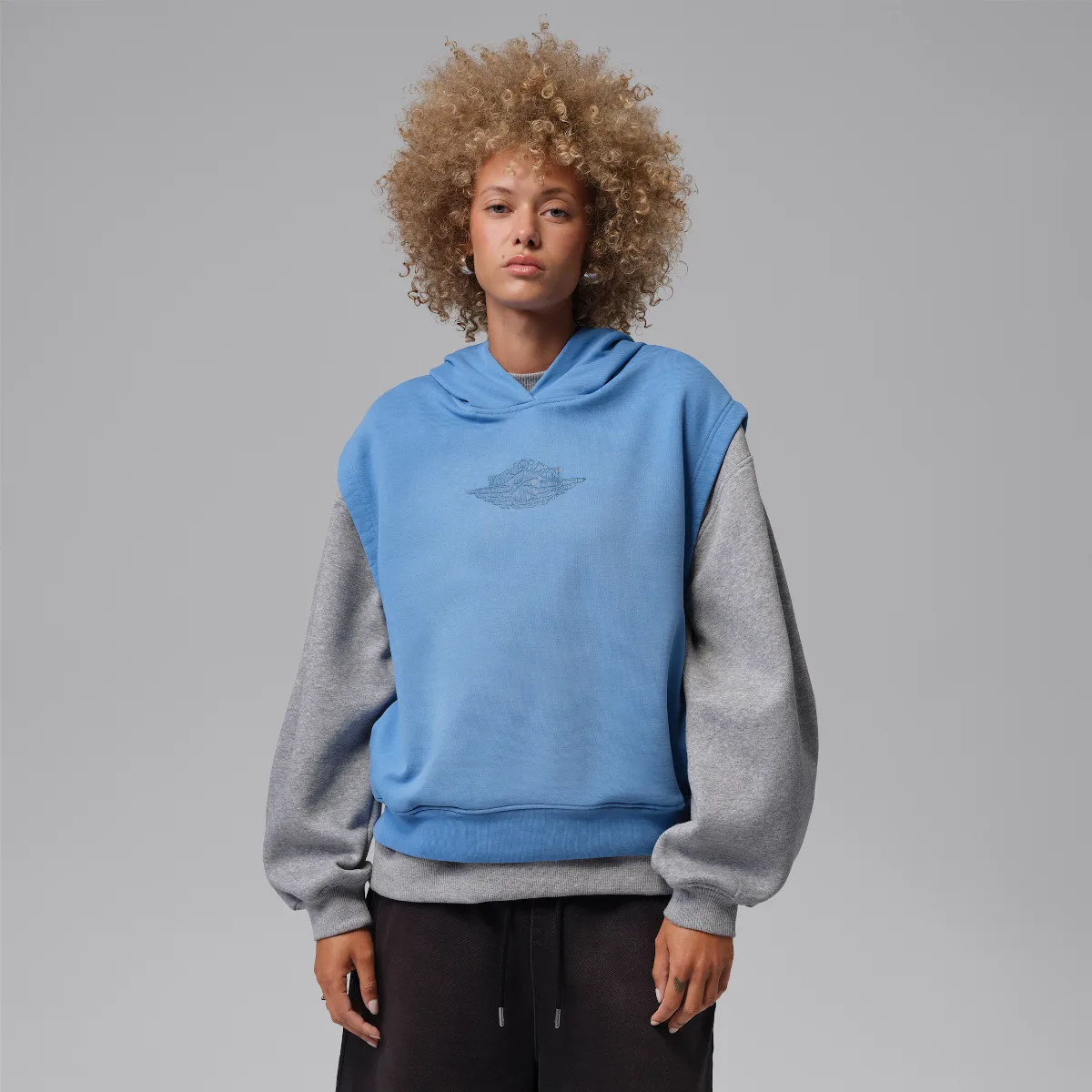 Jordan Flight Fleece French Terry Short-Sleeve Hoodie by Jordan