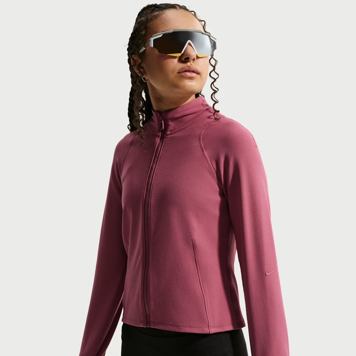 Mavn Dri-FIT Fitted Full-Zip Long-Sleeve Top by Nike
