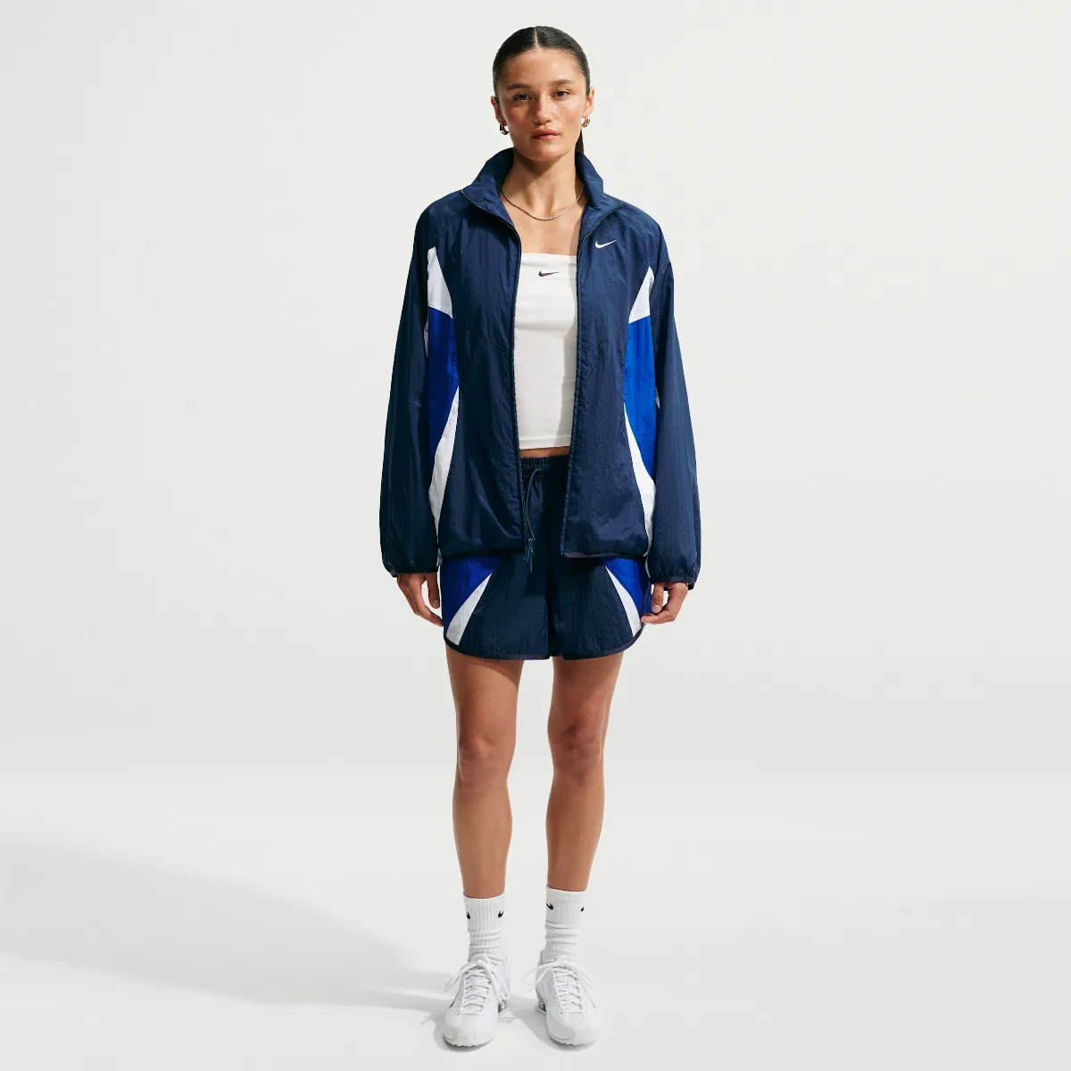 Nike Sportswear Loose Mid-Rise Track Shorts by Nike