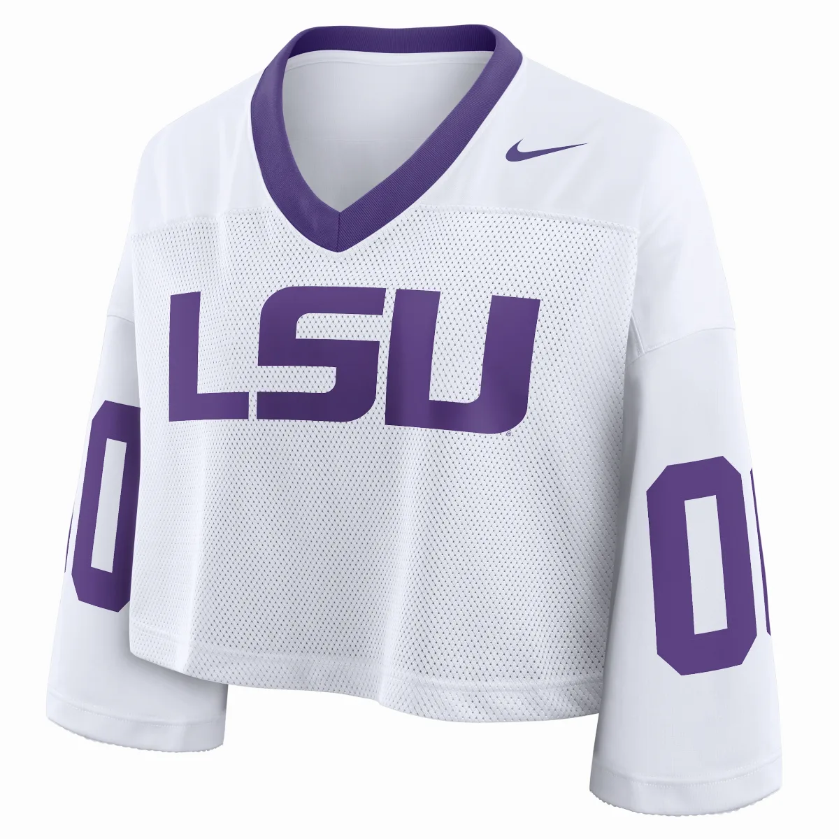 LSU Logo Dri-FIT College Cropped Jersey by Nike