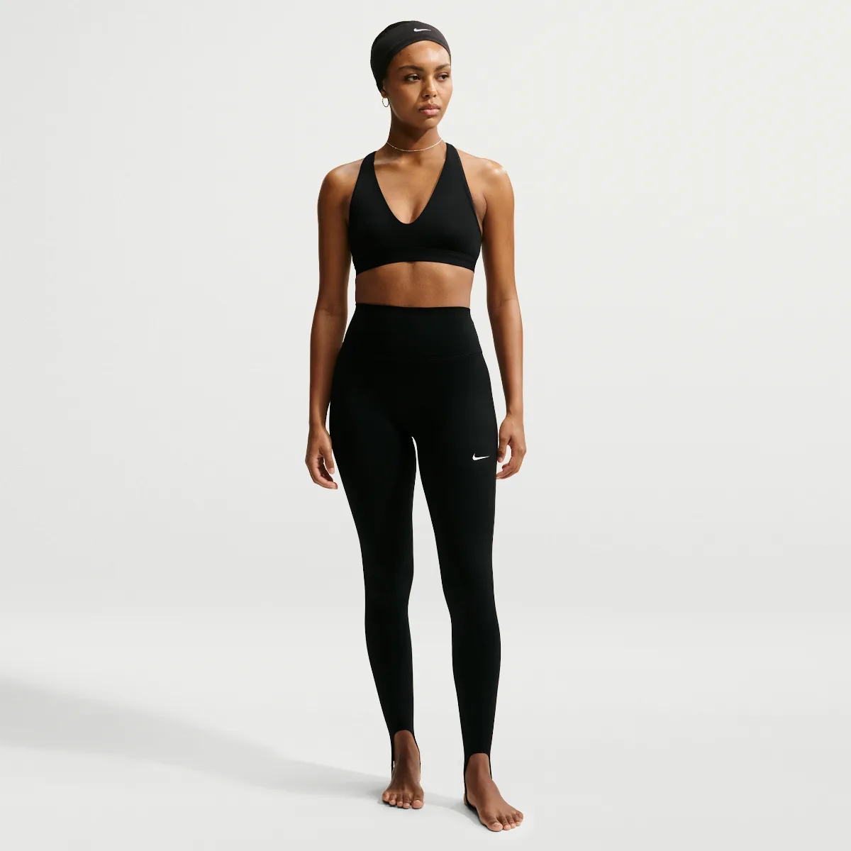 One High-Waisted Full-Length Stirrup Leggings by Nike