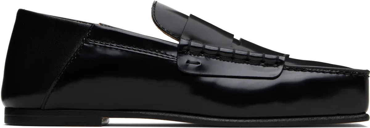 Black La Casa'The Carré' Loafers