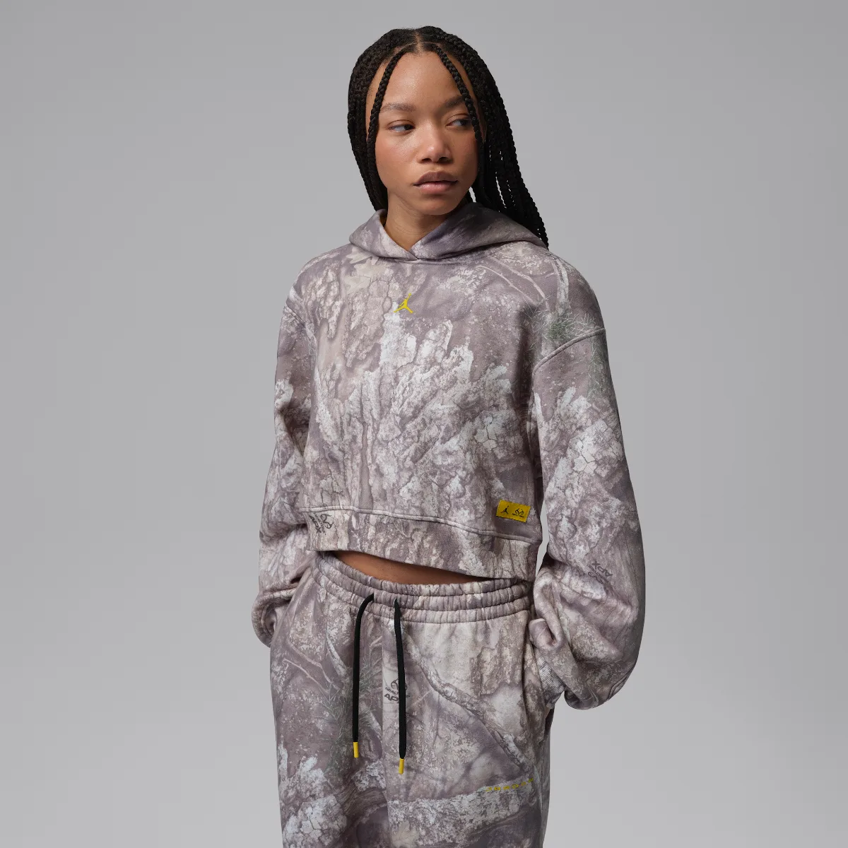 Jordan Brooklyn Realtree Cropped Pullover Hoodie by Jordan