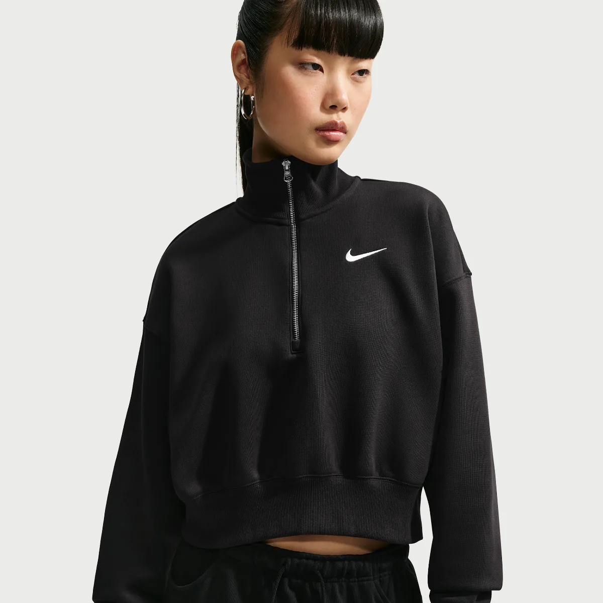 Sportswear Phoenix Fleece 1/4-Zip Cropped Sweatshirt