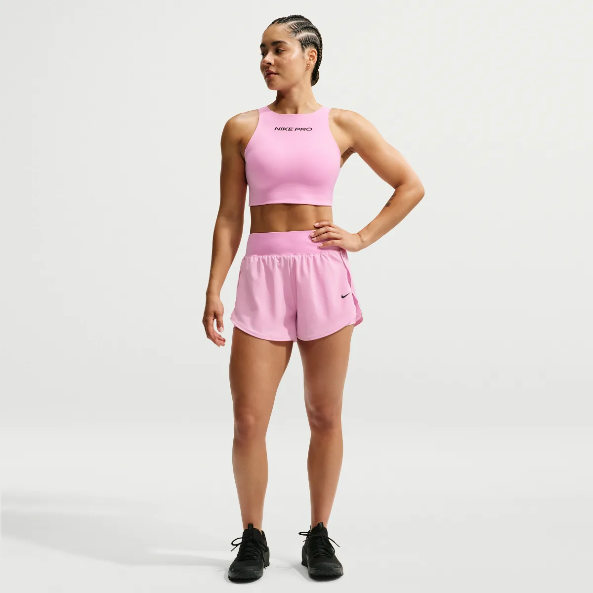 Nike Pro Sculpt Dri-FIT High-Waisted 2-In-1 3" Shorts by Nike