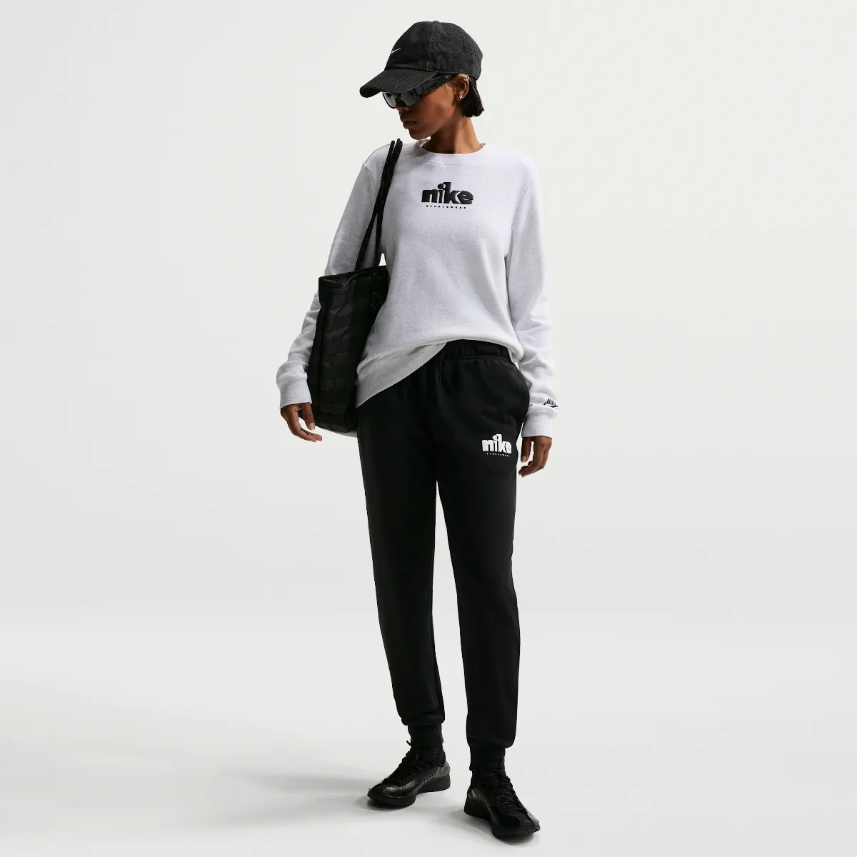 Nike Sportswear Club Fleece Graphic Mid-Rise Pants by Nike