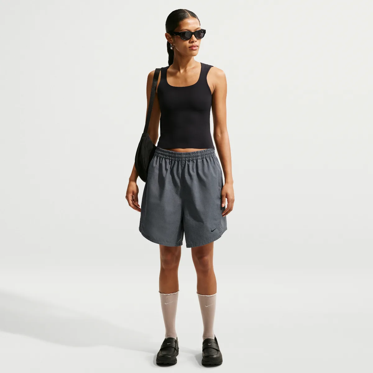 Sportswear Oversized Mid-Rise Woven Shorts by Nike