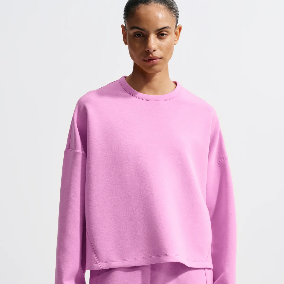 24.7 ImpossiblySoft Dri-FIT Oversized Crew-Neck Top by Nike