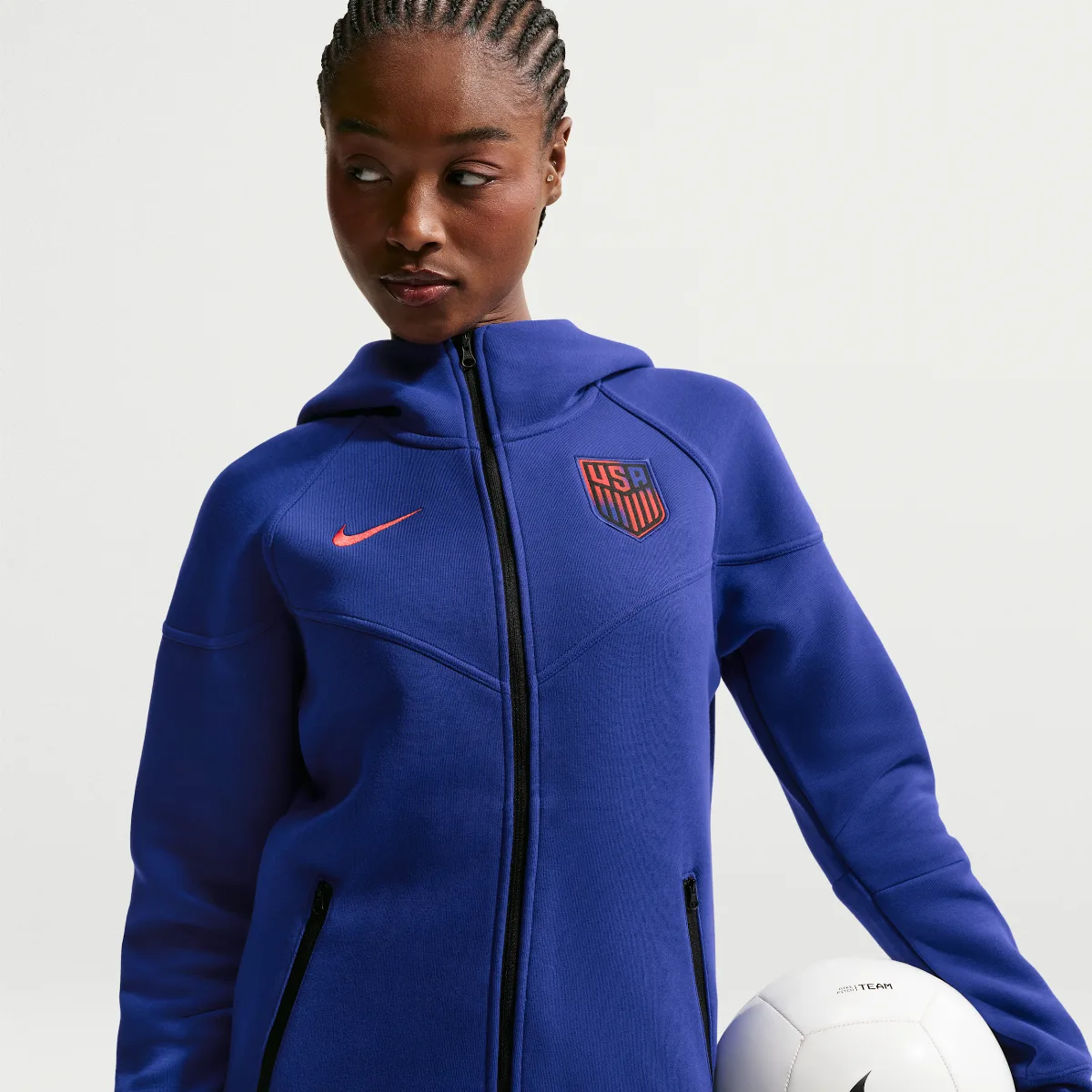 USMNT Tech Fleece Windrunner Soccer Full-Zip Hoodie
