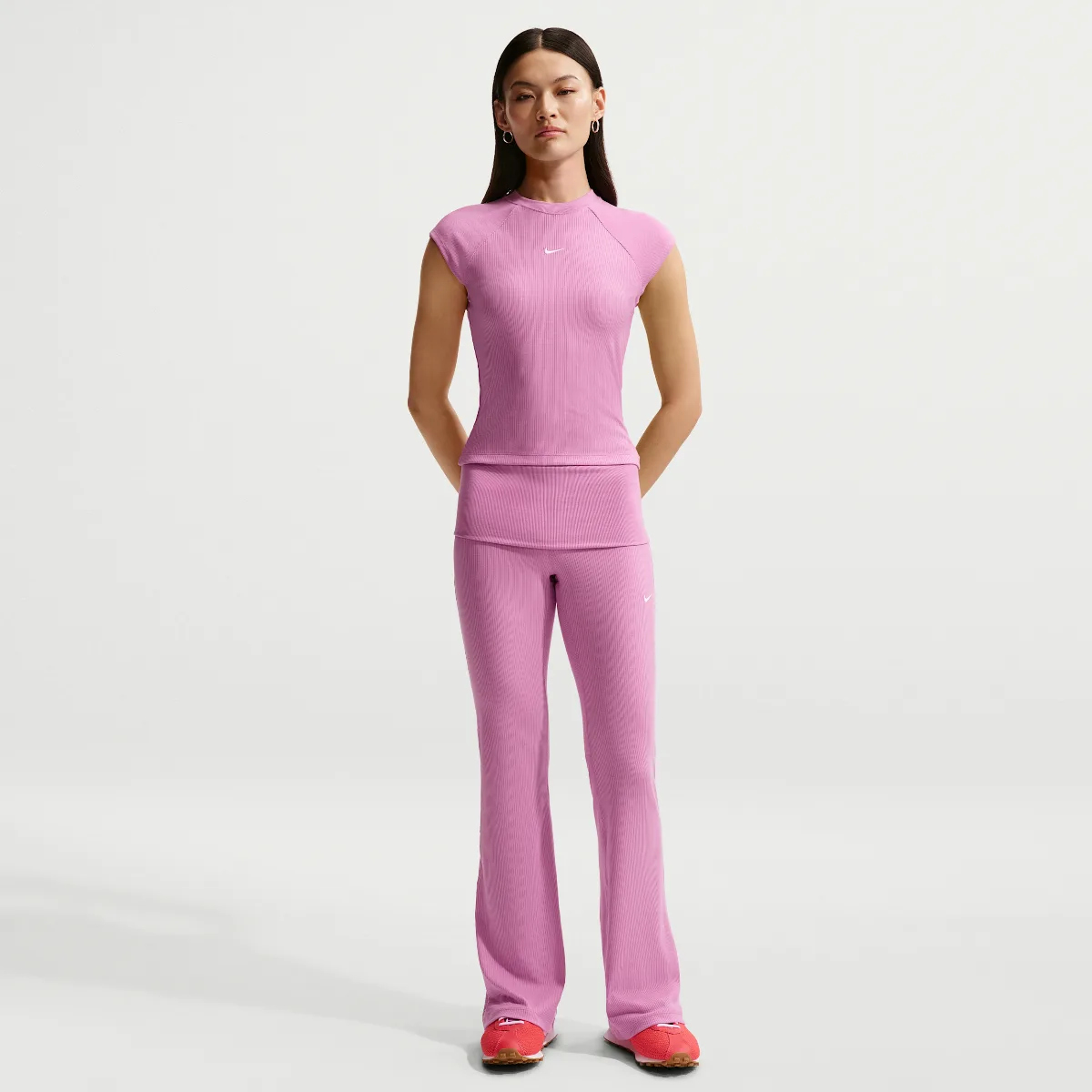 Nike Sportswear Chill Knit Mid-Rise Tight Ribbed Pants