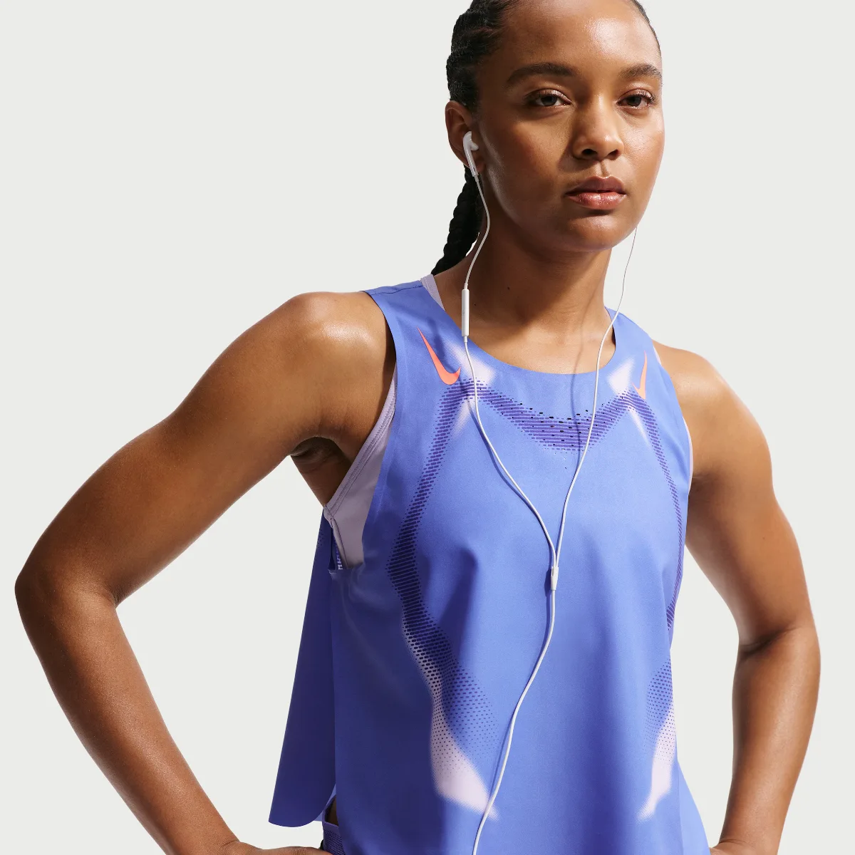 AeroSwift Dri-FIT ADV Cropped Running Tank Top by Nike