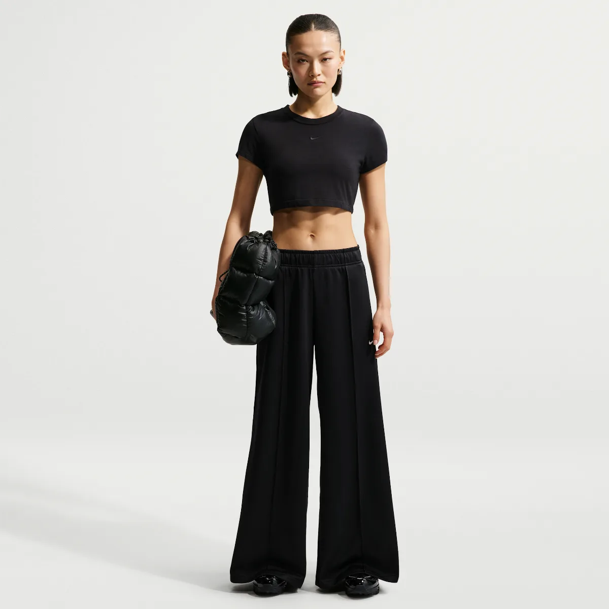 Nike Sportswear Mid-Rise Wide-Leg Track Pants