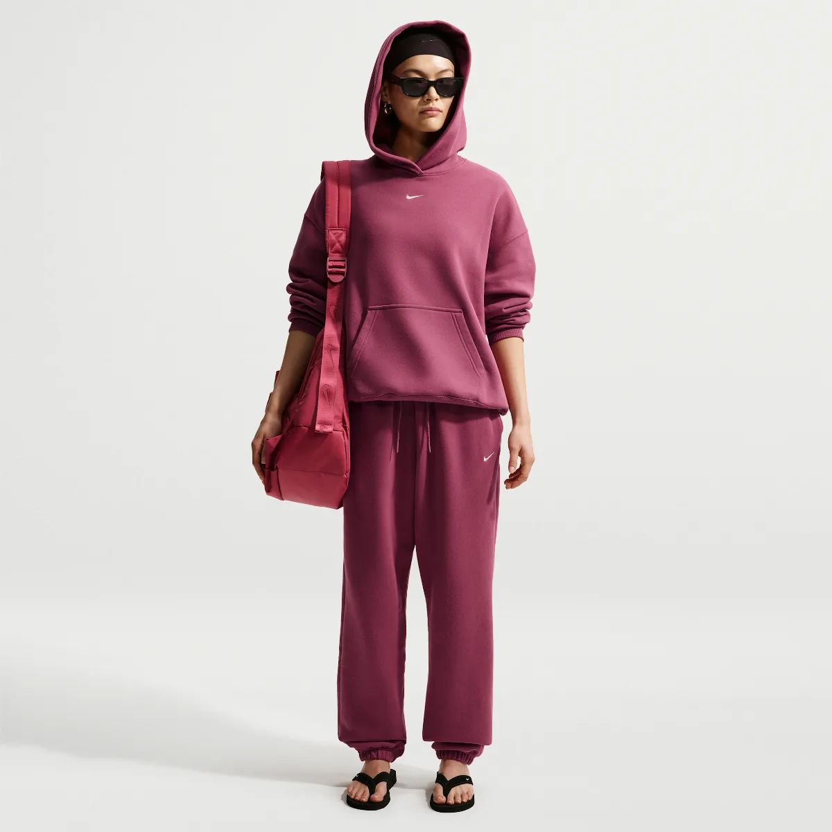 Studio Fleece Medium Weight High-Rise Oversized Cuffed Pants