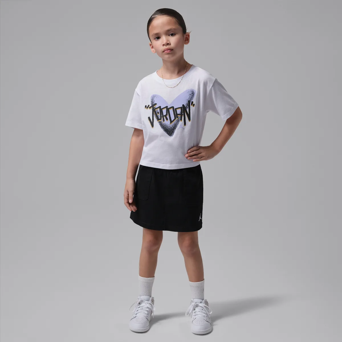 I Heart Jordan 2-Piece Skirt Set by Jordan