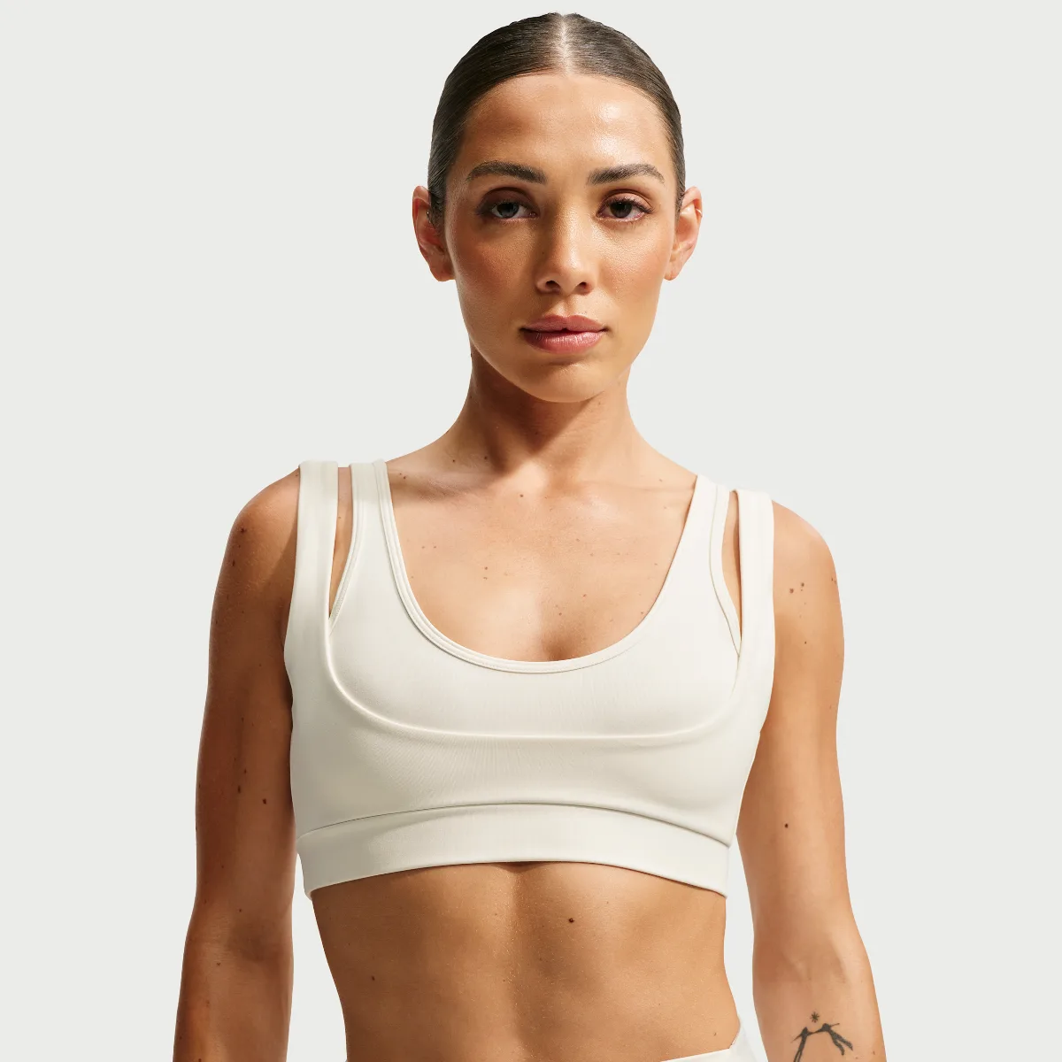 SKIMS Matte Double-Strap Scoop Bra by Nike
