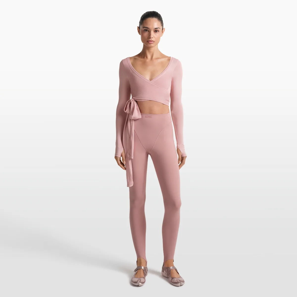 Nike x SKIMS Matte V-Panel Stirrup Leggings by Nike
