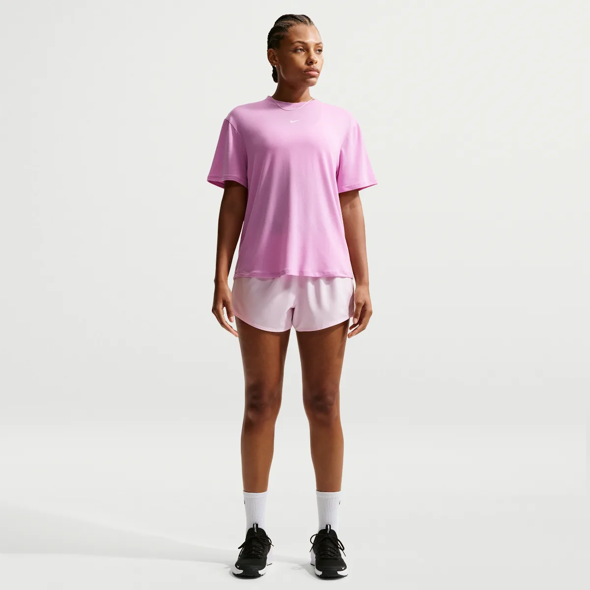 One Dri-FIT Mid-Rise 3" Brief-Lined Shorts by Nike